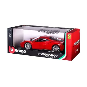 Bburago Ferrari - модел на кола 1:18 - Ferrari 488 GTB