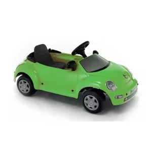 Детски автомобил с педали VW New Beetle, зелен