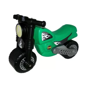 Детски мотор за яздене, зелен