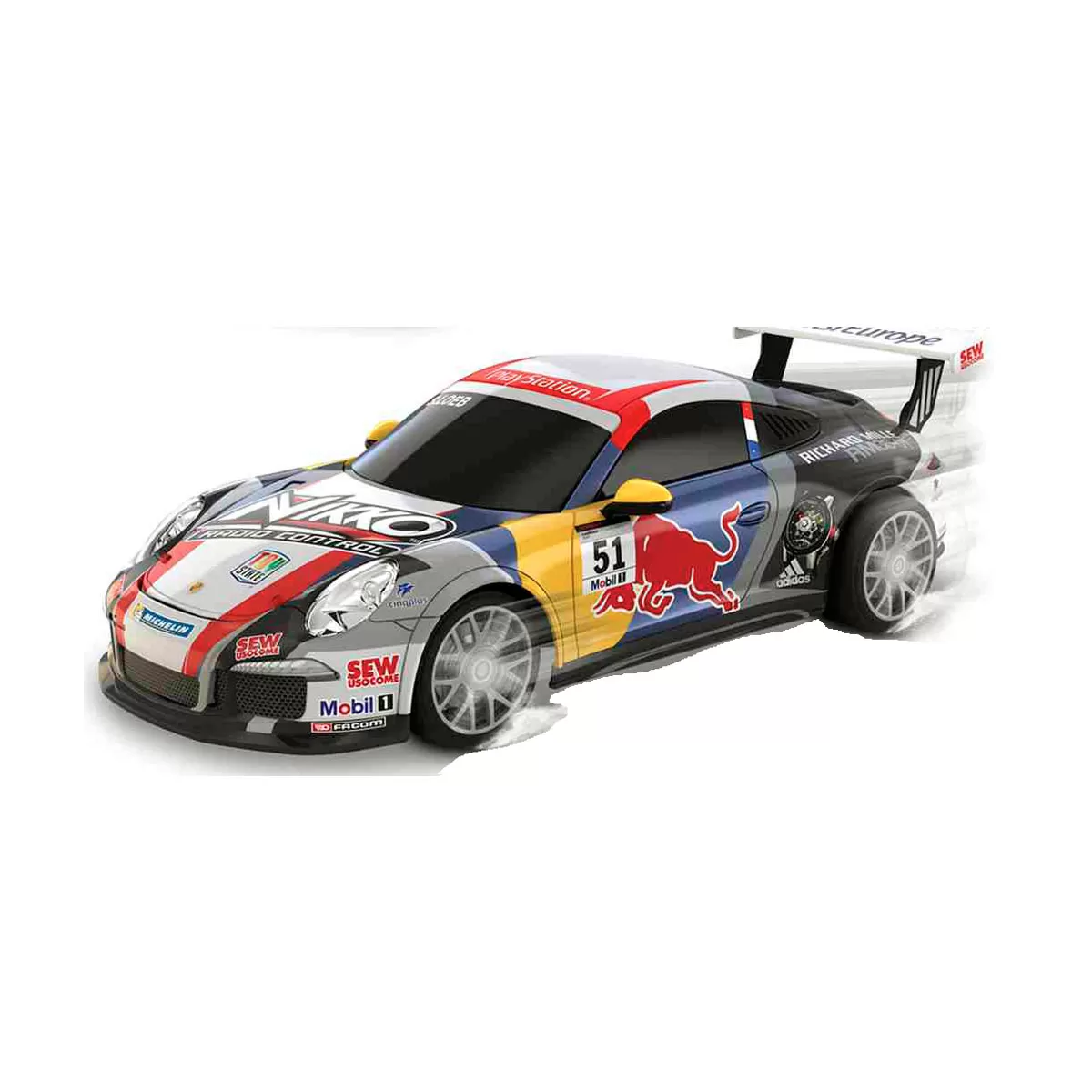 Кола с дистанционно управление - Red Bull Porsche 911 GT3 RS