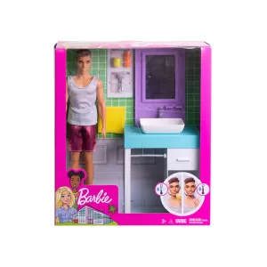 Кукла Barbie - Кукла Кен с мебели, асортимент