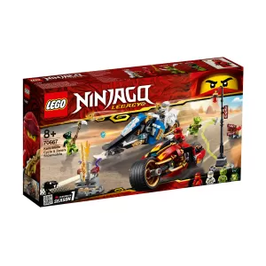 LEGO® NINJAGO™ 70667 - Мотоциклетът на Kai и снегомобилът на Zane