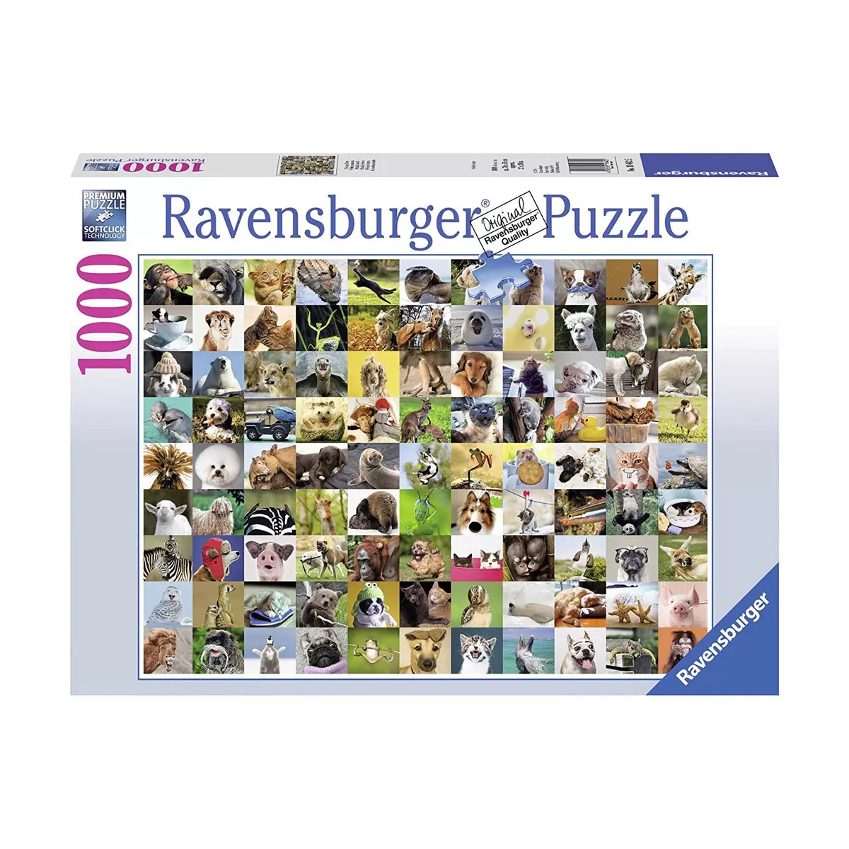 Пъзел Ravensburger 1000 ел. - 99 животни