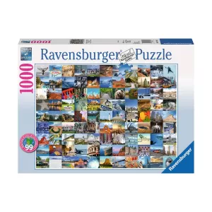 Пъзел Ravensburger 1000 ел. - 99 красиви места в САЩ и Канада