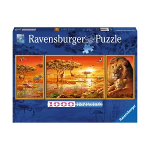 Пъзел Ravensburger 1000 ел. - Африканско величие