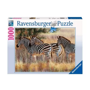 Пъзел Ravensburger 1000 ел. - Красиви зебри