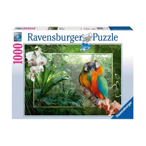 Пъзел Ravensburger 1000 ел. - Папагали в джунглата