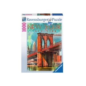 Пъзел Ravensburger 1000 ел. - Старият Ню Йорк