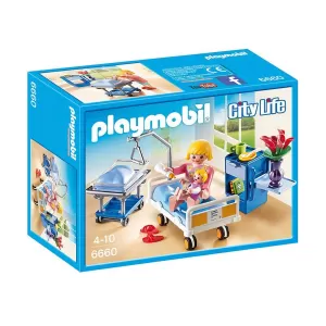 Playmobil - Болнична стая с майка и дете