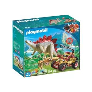 Playmobil - Кола на изследовател със стегозавър
