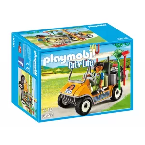 Playmobil - Количка на пазач в зоопарк