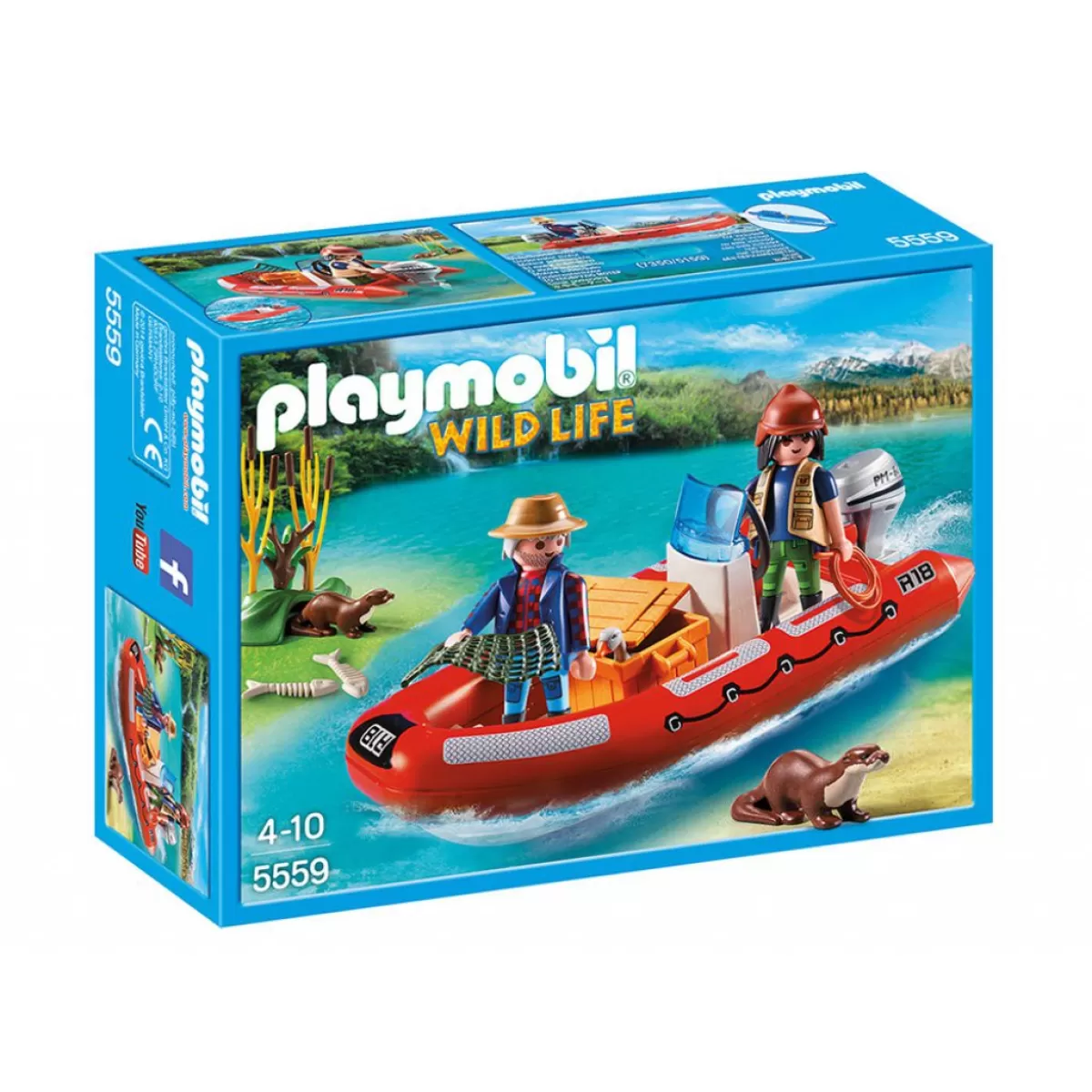 Playmobil - Надуваема лодка с изследователи