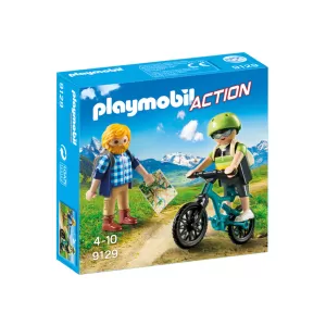 Playmobil - Планински спасители - Велосипедист и планинар