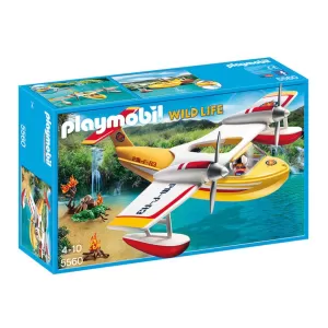 Playmobil - Противопожарен самолет с водни ски