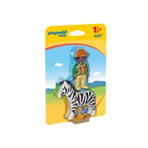 Playmobil - Рейнджър със зебра