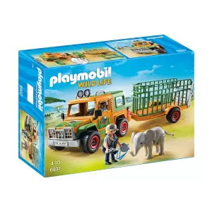 Playmobil - Рейнджърски камион със слон