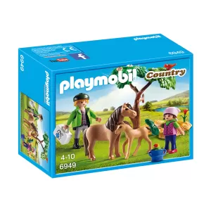 Playmobil - Ветеринар с пони и малко